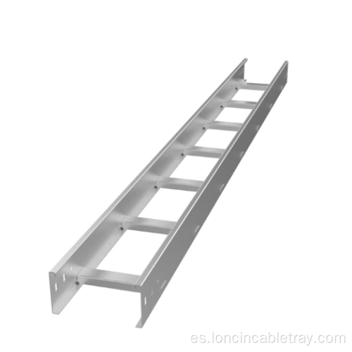 Escalera perforada de aleación de aluminio tipo bandeja para cables
